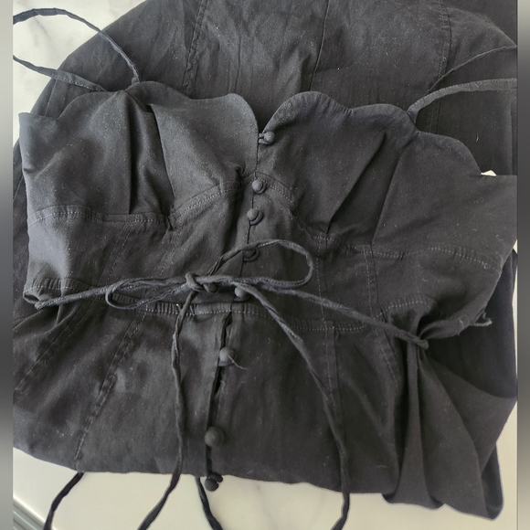 NWT Anthropologie Slim scalloped front‎ slit corset Dress size 6 - Picture 10 of 12